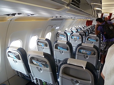 Aegean Airlines Economy Class cabin