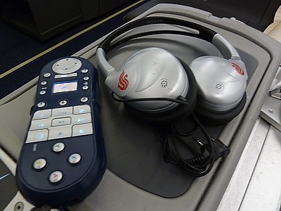 Air China headphones IFE business class