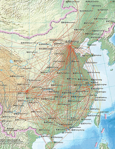 Air China Route Map