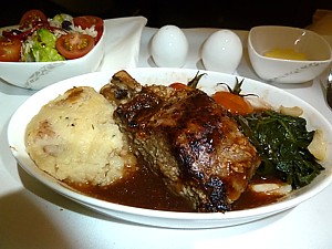 Air China inflight meals Business Class - July 2013