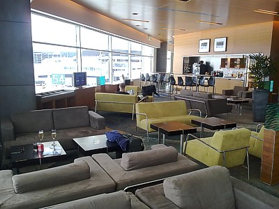 Sydney Air New Zealand koru club business class lounge Feb 2009