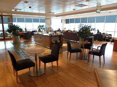 Air Southwest London Gatwick Business Class Lounge Jan 2011