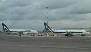 Alitalia A320 Rome FCO