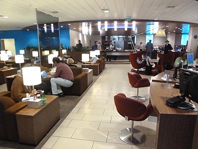 Amsterdam Alitalia lounge