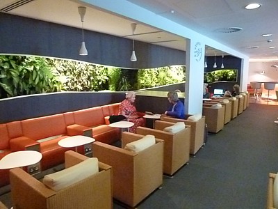 London Heathrow Alitalia lounge