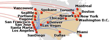 Asiana Routemap March 2009