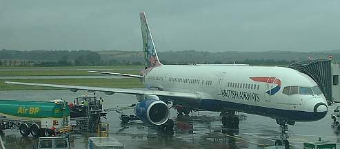 BA A320 at Edinburgh July 2002