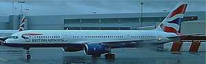 BA 757 flying LHR-ATH Nov 2002