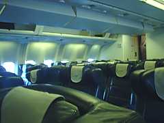 Seats on a BA 767 flying PRG-LHR Nov 2002