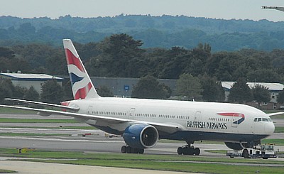 British Airways Boeing 777-200ER Aug 2009
