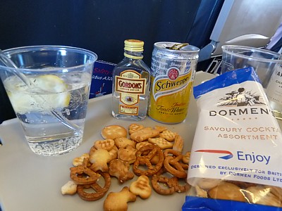 British Airways Gin and Tonic July 2009