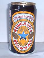 A Picture of a tin of Newcastle Brown Ale