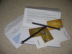 Gold Level Executive club welcome pack Jan 2007