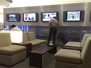 British Airways Terminal 5 Galleries Arrivals lounge Jan 2011