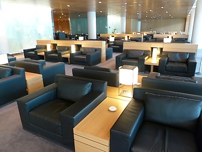 British Airways Barcelona Business Class Lounge Jan 2011