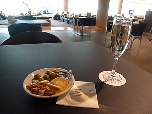 British Airways Barcelona Business Class Lounge Jan 2011