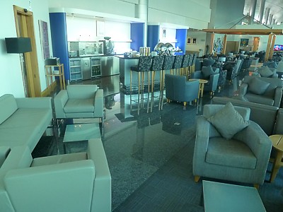 Dubai British Airways Terraces Business Class Lounge November 2011