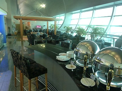 Dubai British Airways Terraces Business Class Lounge November 2011