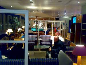 Geneva GVA British Airways Terraces Business Class Lounge Nov 2008