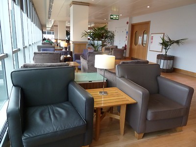 British Airways Gatwick LGW Terraces Business Class lounge Jan 2011