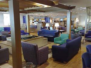 Milan MXP British Airways Terraces Business Class Lounge May 2008