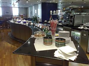 Milan MXP British Airways Terraces Business Class Lounge May 2008