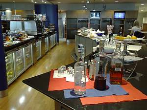 Milan MXP British Airways Terraces Business Class Lounge May 2008