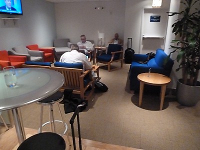 Chicago British Airways Terraces Business Class Lounge November 2011