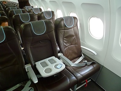 New A320 bmi Business Class seat, June 2011