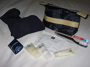 bmi Amenity bag in business class November 2007