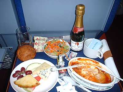 bmi Lunch from LHR to Palma Nov 2002