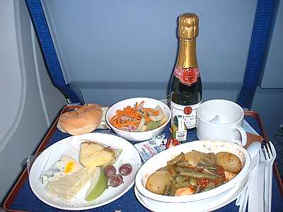 bmi Lunch from LHR to Palma Nov 2002