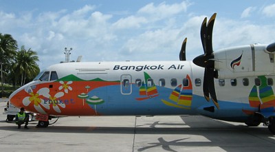 ATR72 at Koh Samui</B> Oct 2004