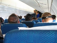 Bangkok Airways ATR72 Cabin at Phuket Oct 2007