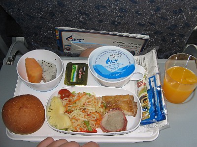 Bangkok Airways Economy Class Food BKK-USM Dec 2007