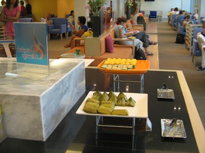 Bangkok Suvarnabhumi BKK Bangkok Airways economy lounge