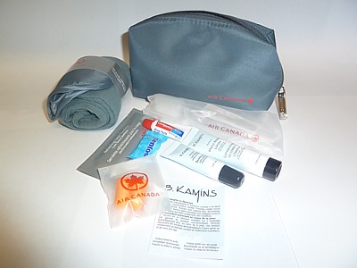 Air Canada Amenity Kit washbag June 2011