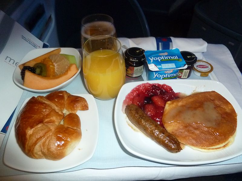 Air Canada Inflight Meal Business Class YYZ SYD Aug 2012