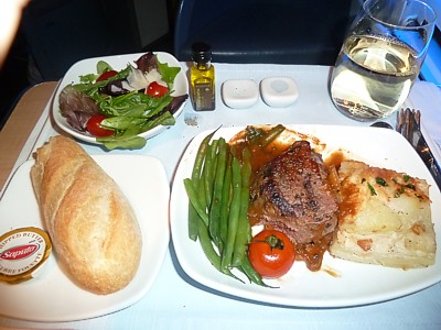 Air Canada dinner YUL-LHR June 2011