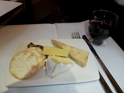 Cathay Pacific Inflight food SYD to HKG July 2014