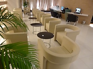 Singapore Skyview Lounge Cathay Pacific Singapore lounge Nov 2011