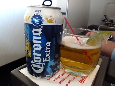 Delta Corona on A320 First class June 2011