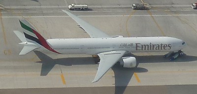 Emirates A330 at Dubai Nov 2011