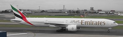 Emirates Boeing 777-300 ER at Sydney March 2009