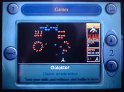 Emirates B777 Seatback video - Galaktor game Jan 2004