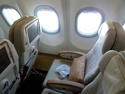 Etihad Economy Class Seat