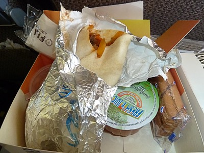 Fiji Airways inflight meals NAN-SYD July 2014