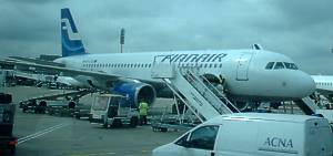Finnair A320 at CDG