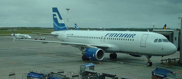 Finnair A320 at Helsinki