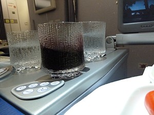 Finnair inflight drinks